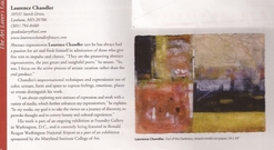 Laurence Chandler, graphiti gems, abstract art, original art, MICA graduate, contemporary artist